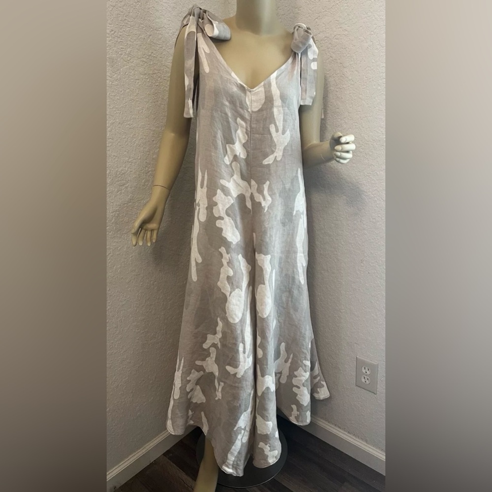 NWT Venti6 Linen Jumpsuit Dress, Sz S, MSRP $82